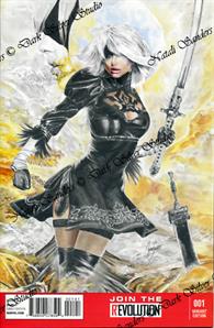 "Yahora" The Feerless Defenders #1 sketch cover