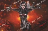 IDW G.I. Joe Sierra Muerte, "Baroness" 11x17 Limited Print 50qty