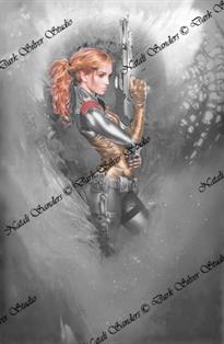 IDW "GI Joe #255" Scarlett 11x17 Limited Print 75qty