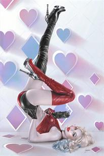 DC "Harley Quinn Eat Bang Kill Tour Hearts" 11x17 Limited Print 50qty