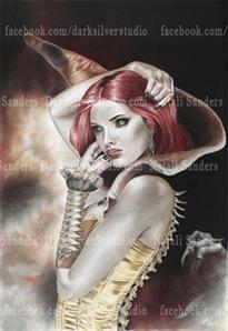 "Silver Demon" 
12x18 Print